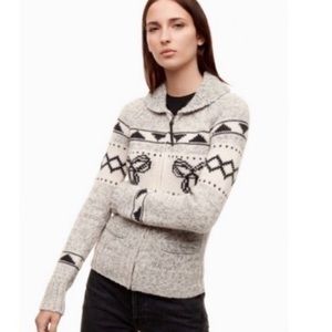 Tna sea to sky cowichan 100% lambswool sweater szm